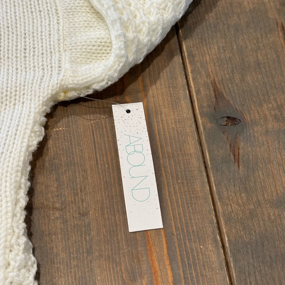 SOLD ✅ NWT ABOUND Women’s Long Sleeve Ivory Pullover Knit Sweater Made In USA S - Picture 5 of 9